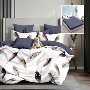 LENJERIE FINET 6 PIESE CU HUSĂ – 160×200 ȘI 180×200 (ABIGAIL-VH)
