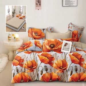 LENJERIE FINET 6 PIESE CU HUSĂ – 160×200 ȘI 180×200 (HARPER)
