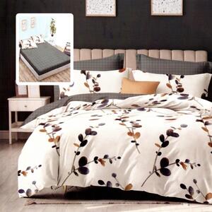 LENJERIE FINET 6 PIESE CU HUSĂ – 160×200 ȘI 180×200 (LUNA-VH)