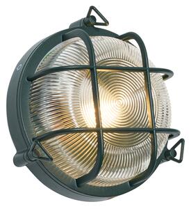 Lampă de exterior de perete și de plafon verde închis rotundă IP44 - Noutica