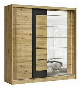 Dressing AVANTGARDE AV4-20, stejar artisan/gri grafit, PAL, cu 2 usi