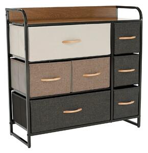 Organizator HAZEL TYP 3, bej/maro/negru, 80x29x79 cm