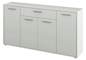 Comoda LUNIA, alb, 163x33x86 cm