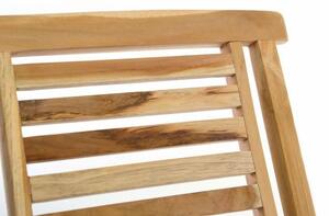 Set de 2 scaune pliabile DIVERO"Hantown"-lemn masiv de tec