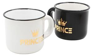 Set 2 Cești Espresso, Nekupto – “PRINCE & PRINCESS”, 2 x 80 ml
