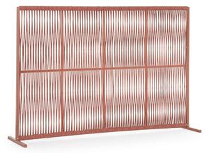 Paravan despartitor pentru gradina/terasa Paxson, Bizzotto, 180 x 30 x 120 cm, aluminiu/tesatura olefin, maro sierra