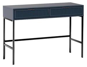 KONDELA Măsuţă de toaletă, albastru indigo, STYLE LS 9