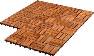 Parchet din lemn STILISTA, mozaic 3, salcâm, 1 m²
