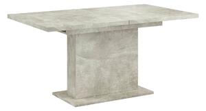 Masa extensibila BOBA, gri beton, DTD laminat, 160/200x90x77 cm