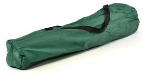 Scaun de camping pliant DIVERO cu pernă - verde
