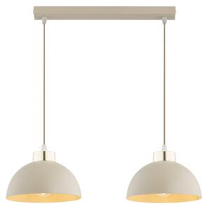 BRILAGI - Pendul pe cablu MOON 2xE27/60W/230V bej/auriu