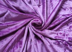 Cearșaf de pat din microflanel 180 x 200 cm - violet