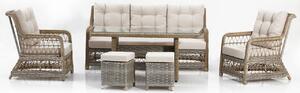 Set mobilier de gradina, Divona, Ibiza, Crem