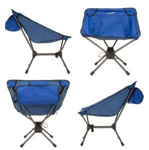 Scaun de camping - 65 x 56 x 60 cm, albastru