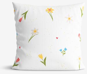 Goldea față de pernă 100% bumbac - grădină înflorită 50 x 50 cm
