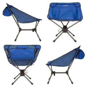 Set de scaune de camping, albastru