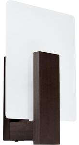 Sollux SL.1096 - Aplica de perete LAPPO, 1x E14, 10 W, 230 V, wenge