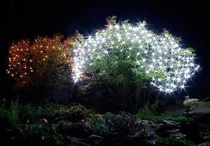 Plasă luminoasă cu LED-uri de Crăciun - 1,5x1,5 m, 100 de di