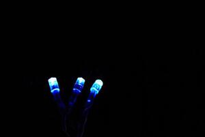 Lanț cu LED-uri de Crăciun Garth - 3 m,30 de diode, albastru