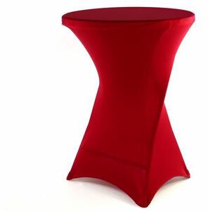 Husă pentru o masă inaltă-elastic,rosu visiniu 80x80x110cm
