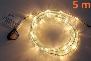 Cablu luminos diLED - 60 LED-uri alb cald