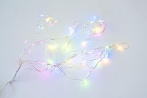 Lumini decorative de Crăciun - fire - 64 LED colorate