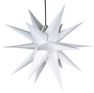 Decorațiune de Crăciun - Steaua cu cronometru 1 LED,55cm,alb