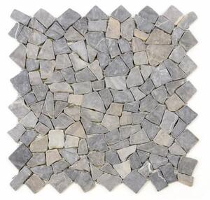 Mozaic de marmură DIVERO - 1 m² , gri