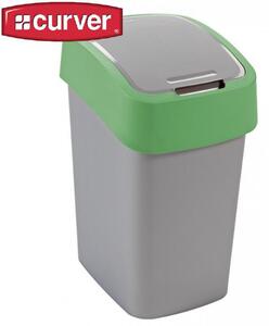 Coș de gunoi FLIPBIN 25l - verde CURVER