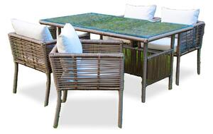 Set mobilier de gradina, Jumilla, Newyork 150, Maro inchis