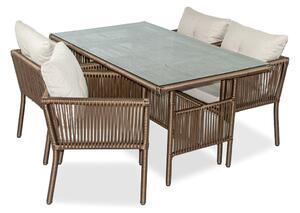 Set mobilier de gradina, Jumilla, Shangai 7, Maro inchis
