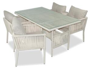 Set mobilier de gradina, Jumilla, Shangai 7, Crem