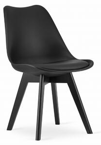 Scaun negru BALI MARK cu picioare negre