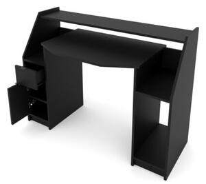 MIADOMODO Birou de calculator, 123 x 55 x 90 cm, negru