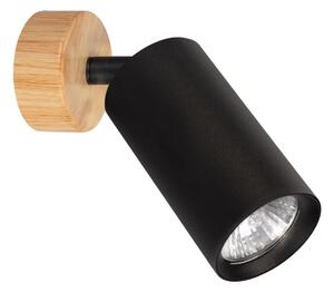 Brilagi - Spot SELE 1xGU10/30W/230V, negru/decor stejar