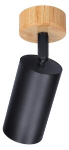 Brilagi - Spot SELE 1xGU10/30W/230V, negru/decor stejar