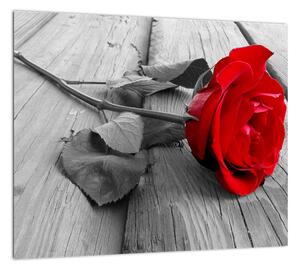 Tablou - trandafir cu flori ro?ii (Tablou)