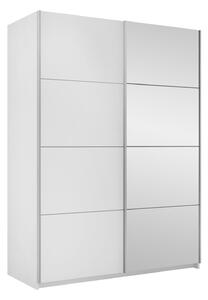 Dulap Comfivo Granium I, Alb, 210x150x60cm, 142 kg, Uși dulap: Glisante, Numărul de rafturi: 5, Numărul de rafturi: 5