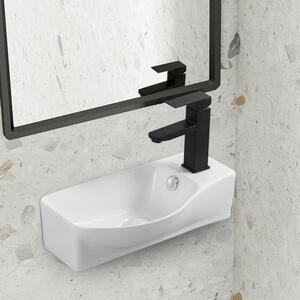 Erga Winona R, lavoar suspendat/blat 460x240x140 mm, dreapta, alb lucios, ERG-V03-9528L-WH