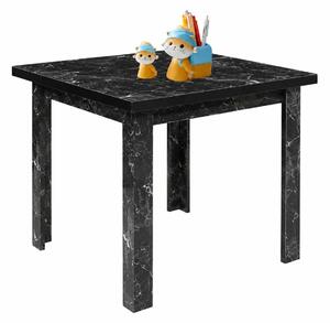 Masă fixă Pătrată Vero Negru Marmorat