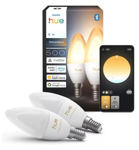 Set de 2 becuri LED reglabile Philips Hue WA B39 E14/3,7W/230V 1000-20000K