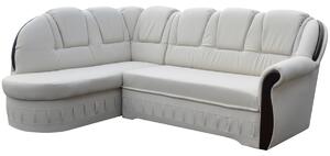 Canapea extensibilă QUEEN, 250x105x180, soft017white, stânga