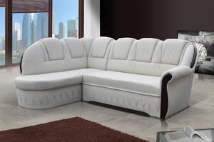 Canapea extensibilă QUEEN, 250x105x180, soft017white, dreapta