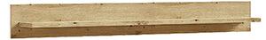 Polita MOLTO ML6a, stejar artisan, PAL, 175x20x20 cm