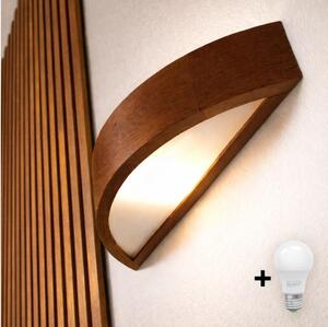 Brilagi - Aplică de perete LED CARVALHO 1xE27/15W/230V stejar/cireș