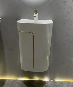 Lavoar ceramic de perete 41x 34x 62 P130WG
