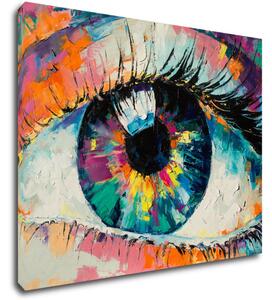 Impresi Tablou Coloful Eye - 90 x 70 cm
