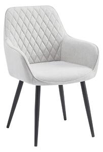 Scaun OSKOR, stofa clasica gri deschis - Nea 03, 56x59x84 cm