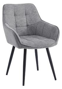 Scaun MARKEN, stofa clasica gri - Vardo 11, 59x62x86 cm