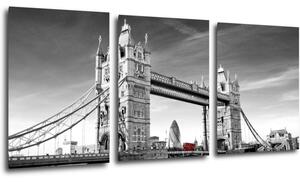 Impresi Tablou Tower Bridge1 - 150 x 70 cm (3-piese)